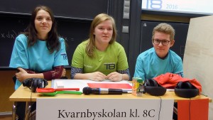 Vinnarna 8c från Kvarnbyskolan på Chalmers